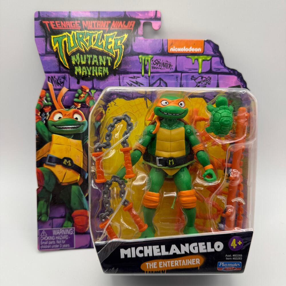 Teenage Mutant Ninja Turtles Mutant Mayhem Michelangelo Action Figure 2023 TMNT